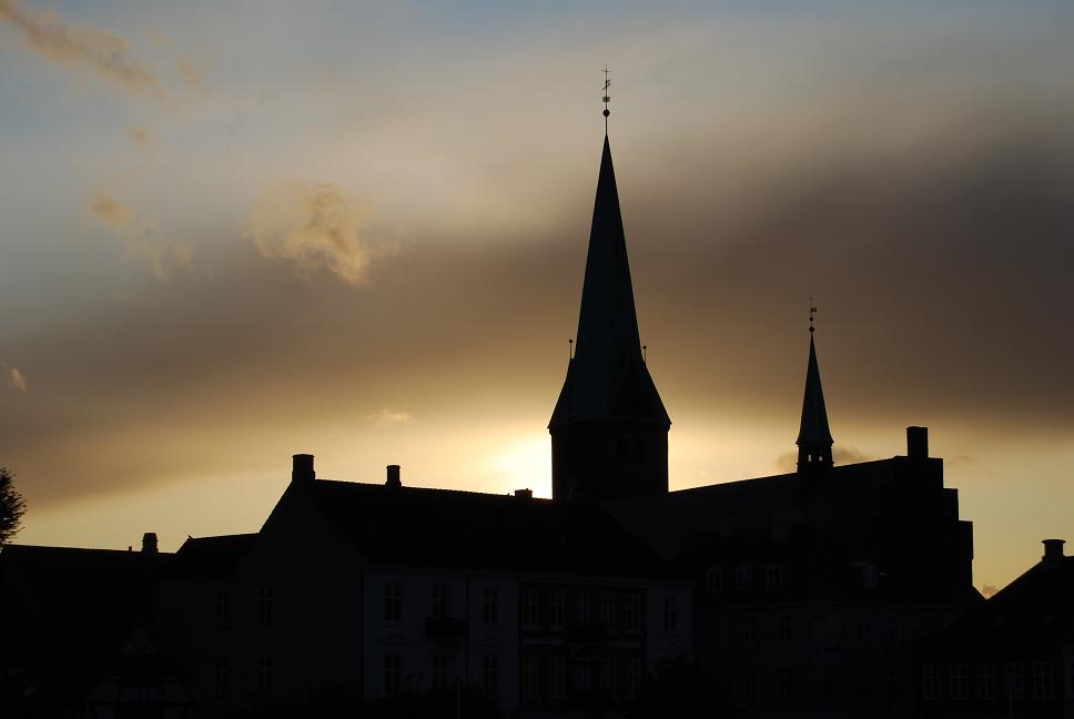 Abendhimmel über Helsingör