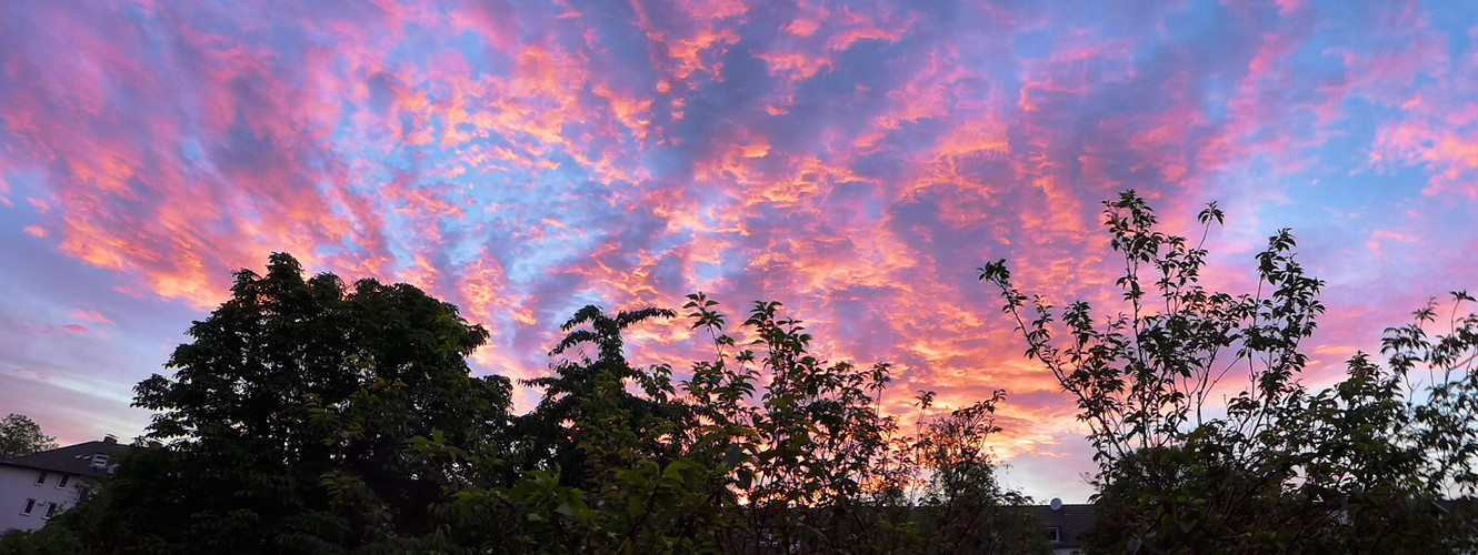 Abendhimmel über Köln