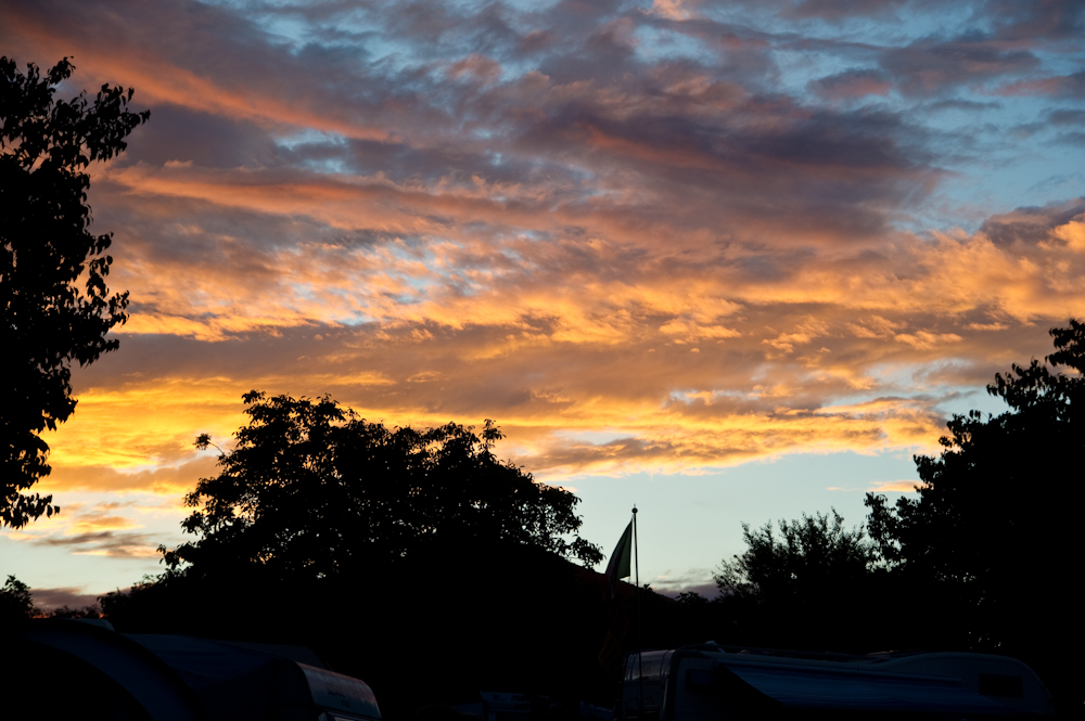 Abendhimmel über Krk