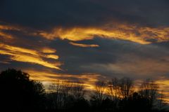 Abendhimmel über Linden