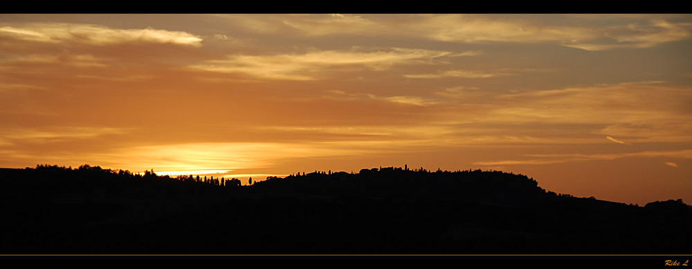 Abendhimmel über Meleto