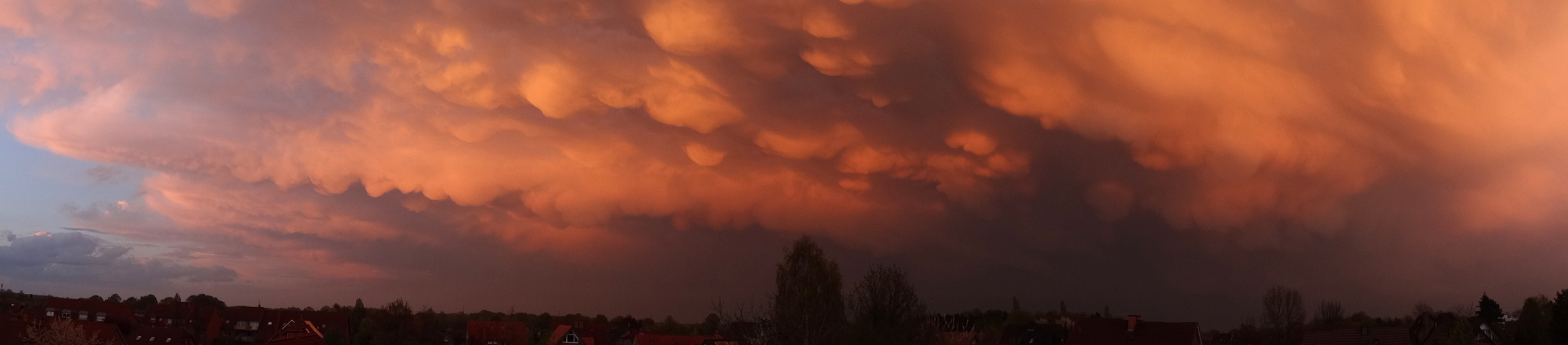 Abendhimmel über Münster