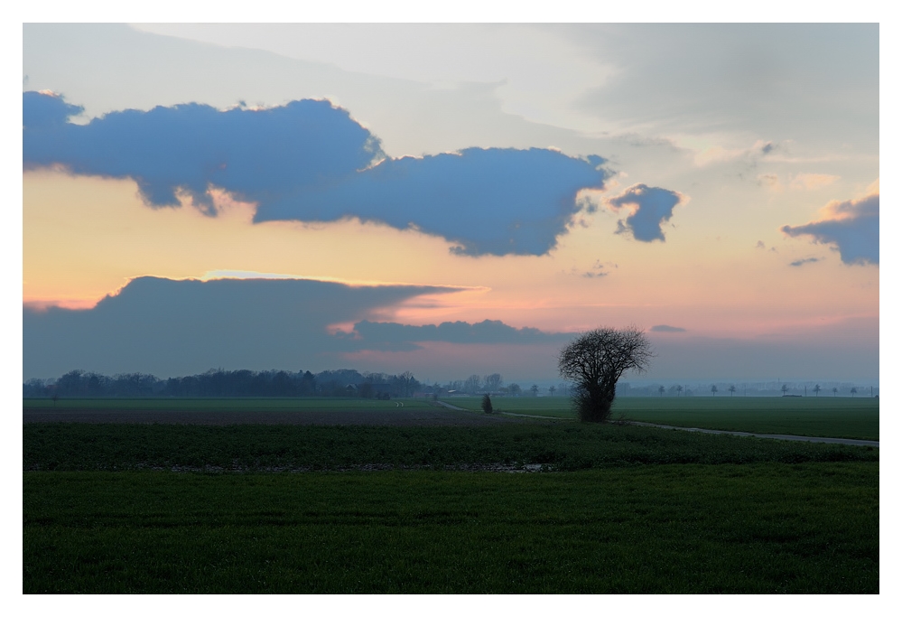 Abendhimmel über Neuengeseke