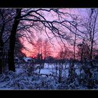 Abendhimmel über Norderstedt (neu gerahmt)