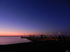 Abendhimmel über Nordfriesland im Spätherbst 2011