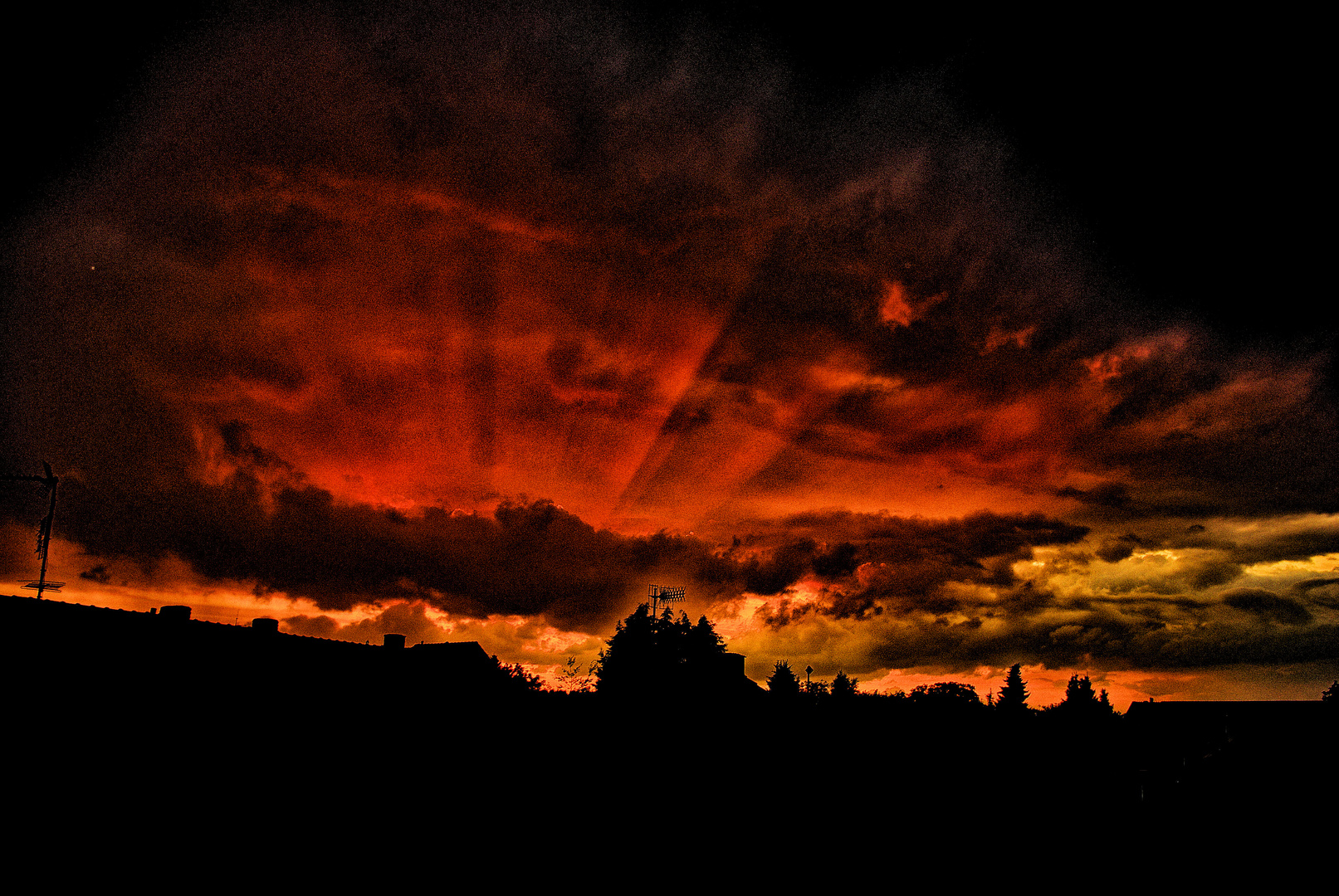 Abendhimmel über Oberkrüchten