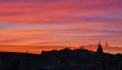 Abendhimmel über Oppenheim