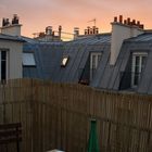 Abendhimmel über Paris