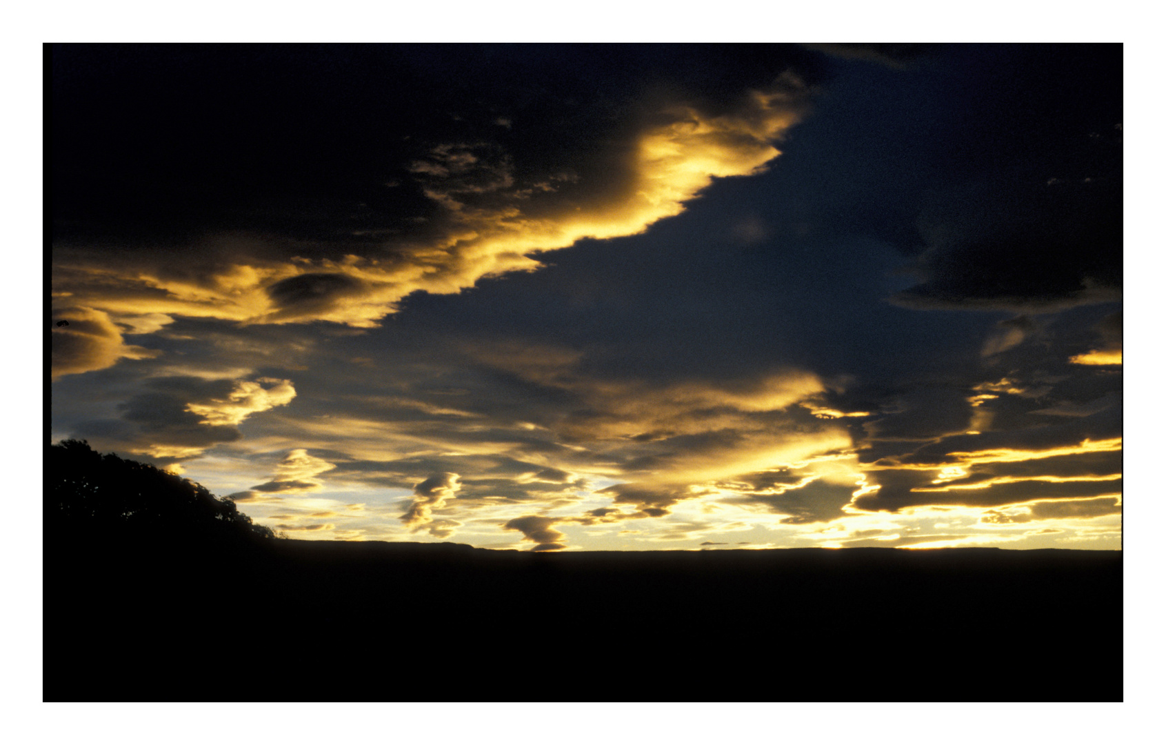 Abendhimmel über Patagonien