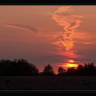 Abendhimmel über Recklinghausen am 23.8.09