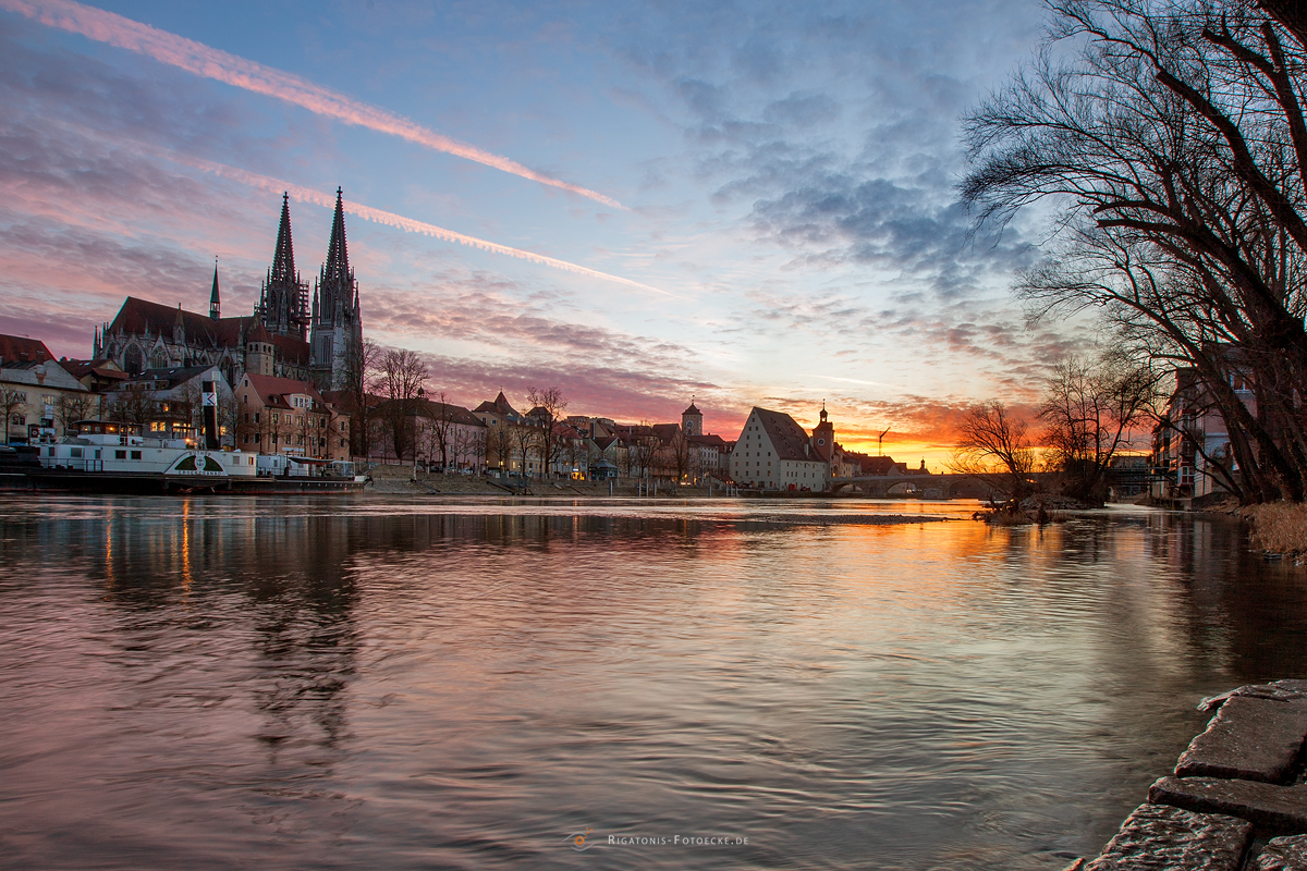 Abendhimmel über Regensburg