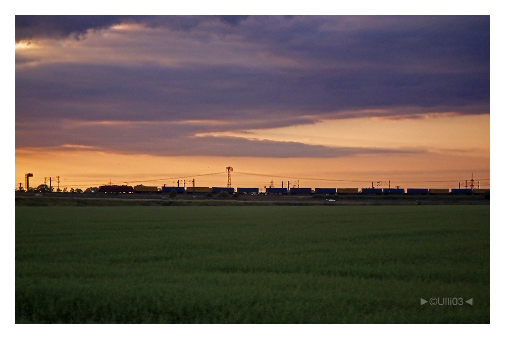 Abendhimmel über Riesa