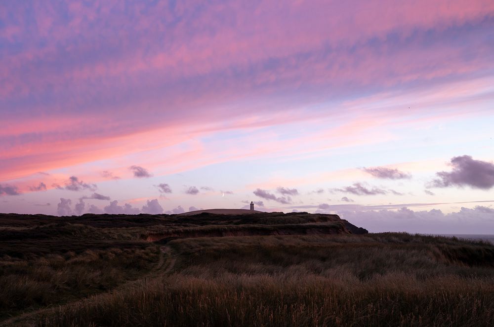 Abendhimmel über Rubjerg Knude