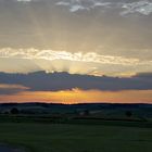 Abendhimmel über Ruffenhofen