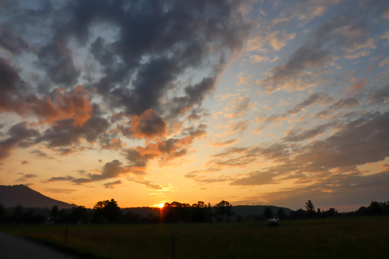 Abendhimmel über Ruhpolding 