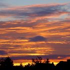 Abendhimmel über Saulheim