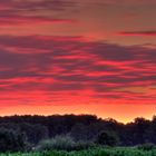 Abendhimmel ueber Suedkirchen