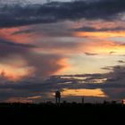 Abendhimmel über Tempelhof