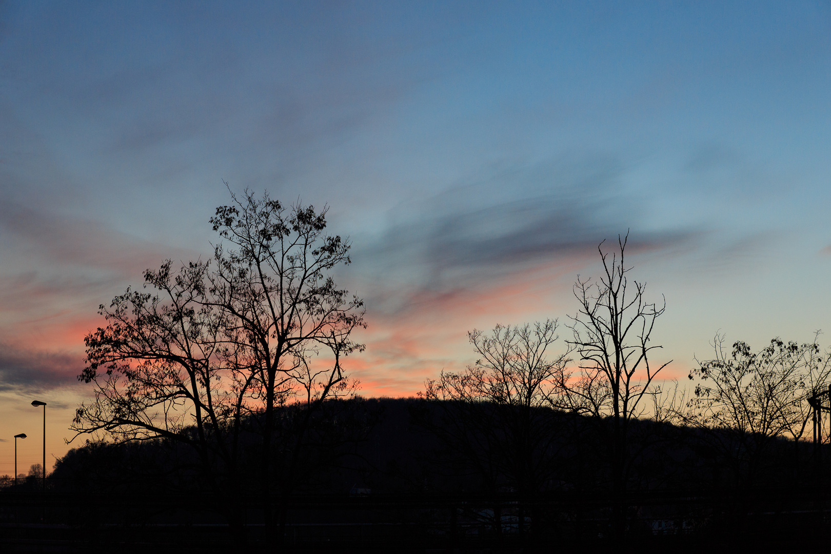 Abendhimmel über Völklingen