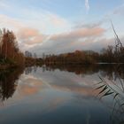 Abendhimmel überm Teich