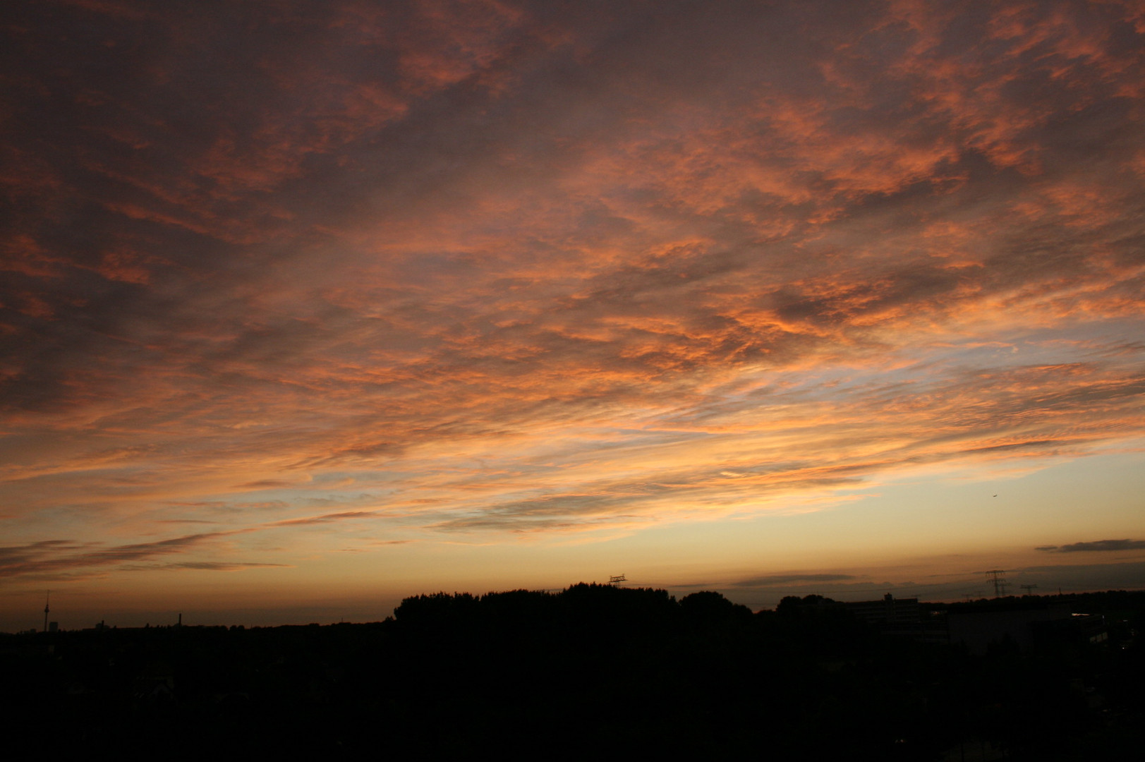 Abendhimmel vom Balkon aus....