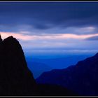 Abendhimmel von der Grasleitenhütte