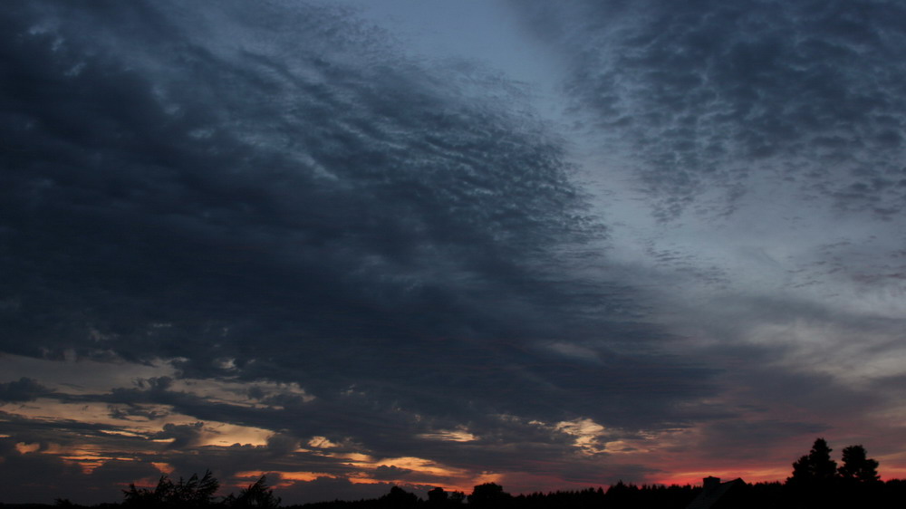 Abendhimmel Wolkenzug