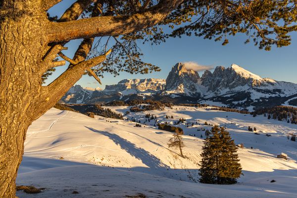 Abendicht auf der Seiser Alm