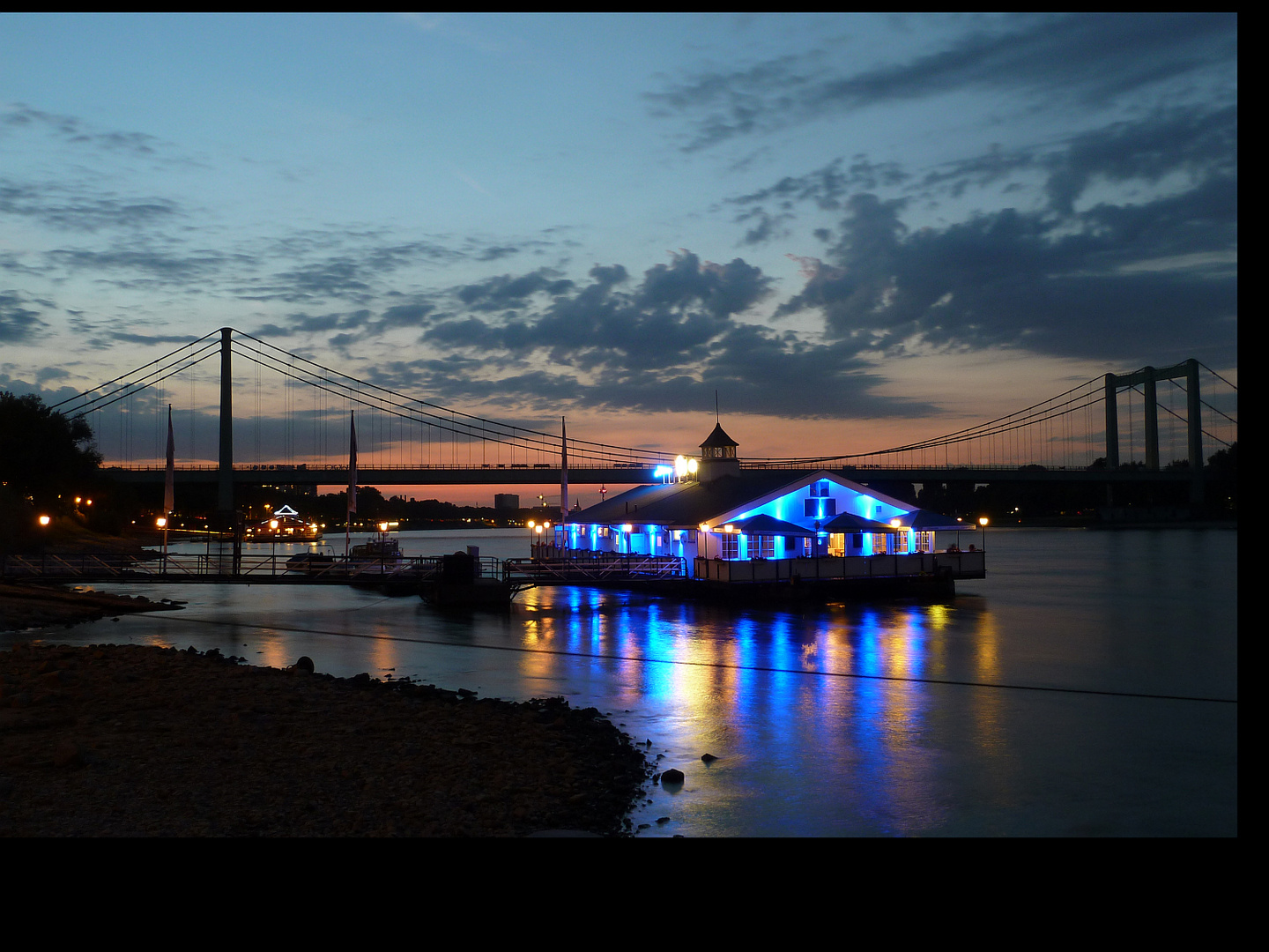 Abendidyll am Rhein