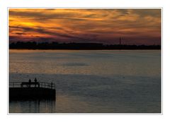 Abendidyll mit Störfaktor