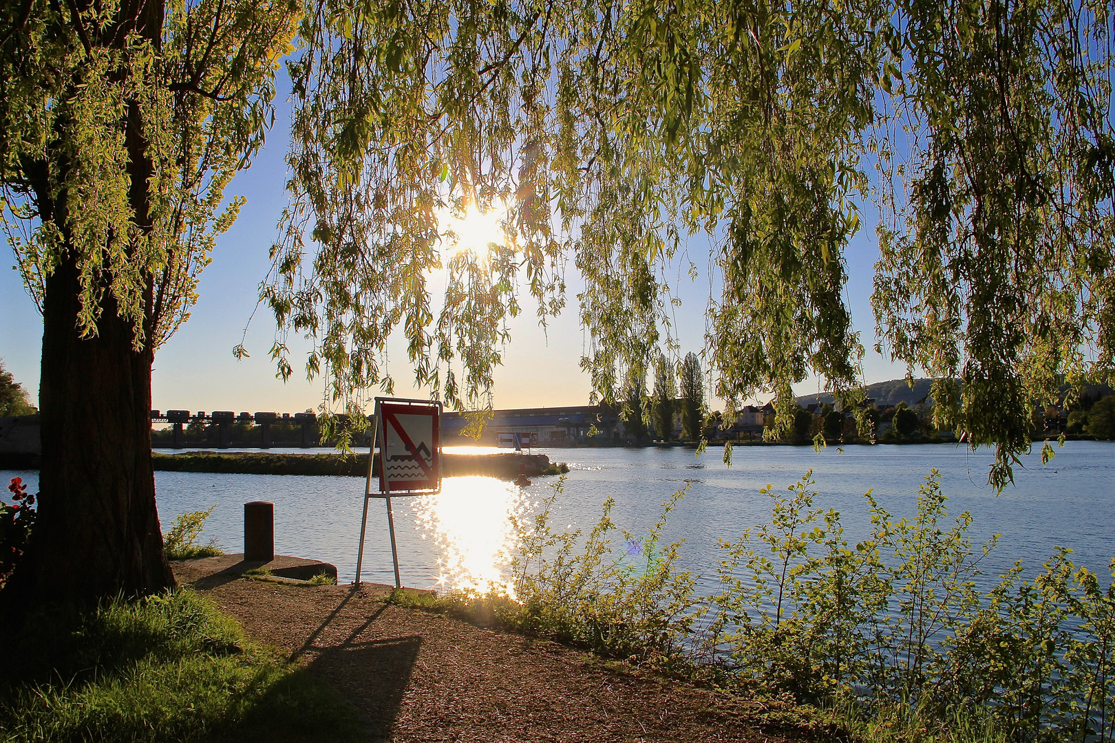 Abendidylle am Rhein