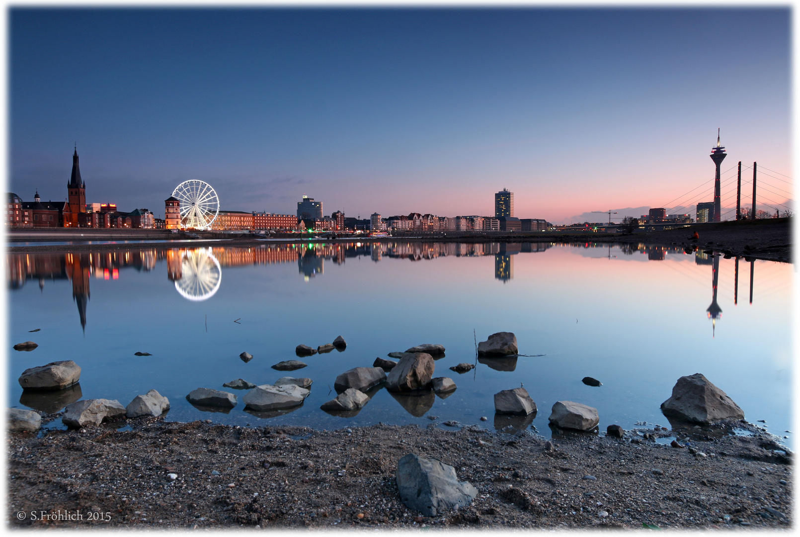 **Abendidylle am Rhein**