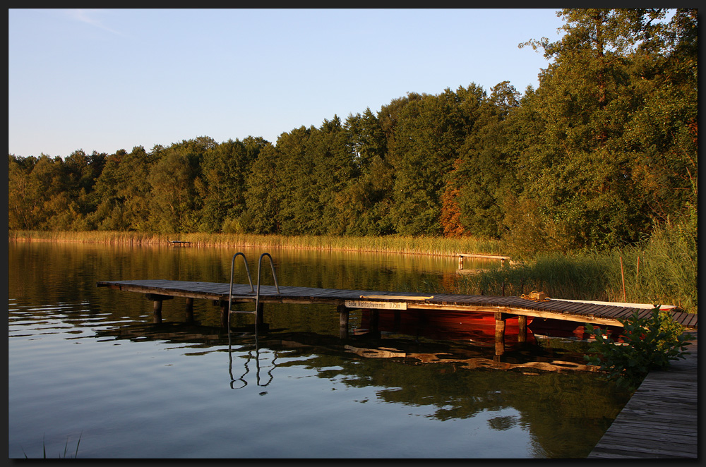 ...Abendidylle am See...