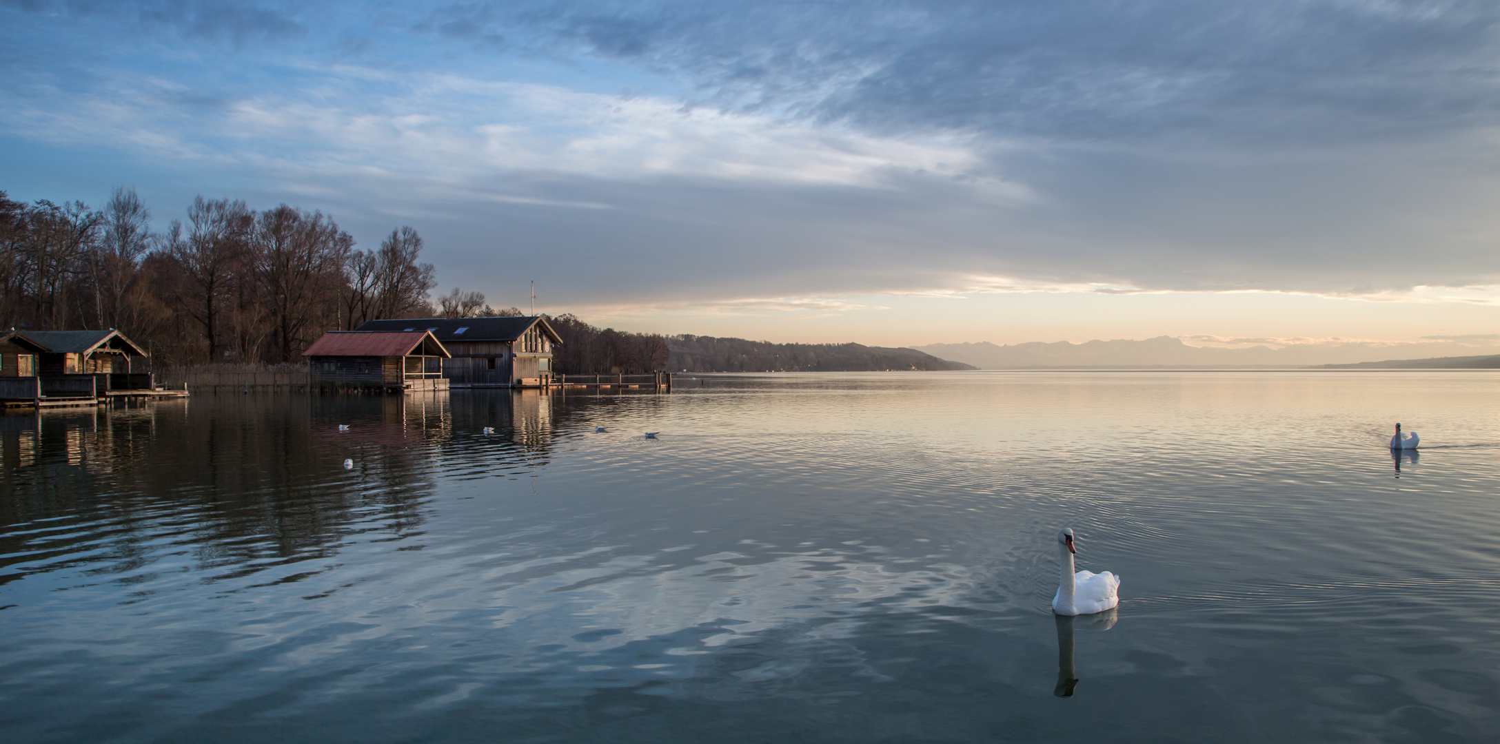 Abendidylle am See