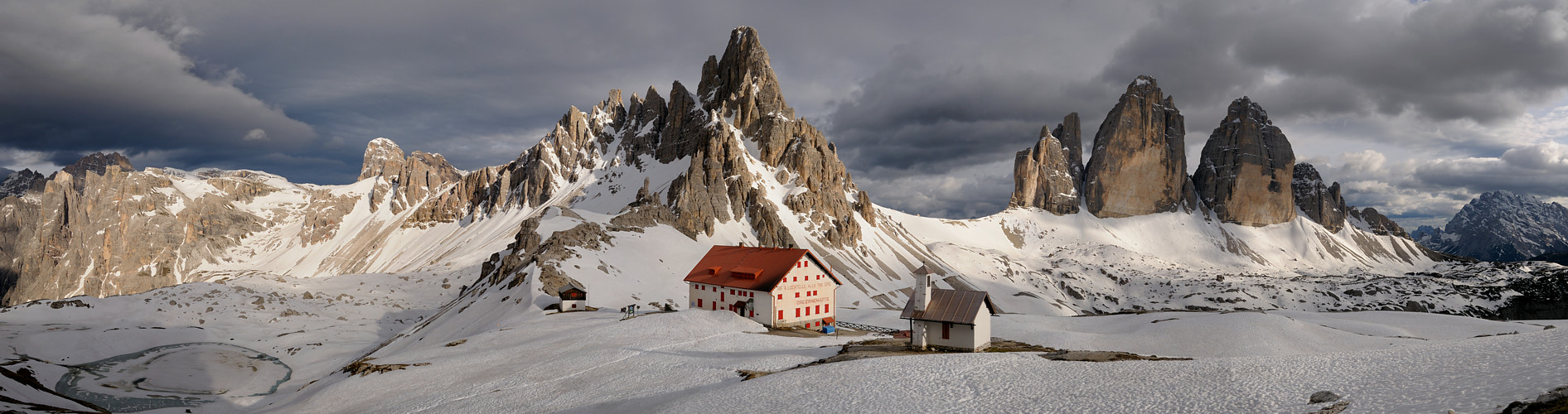 Abendidylle an der 3 Zinnenhütte