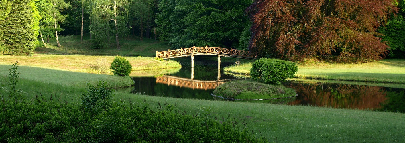 Abendidylle im Branitzer Park