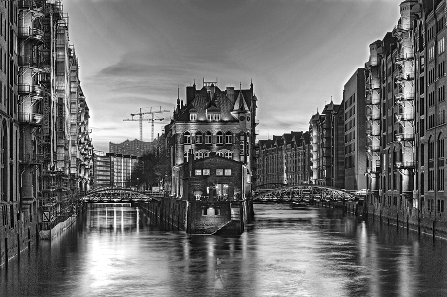 Abendimpression in der Speicherstadt