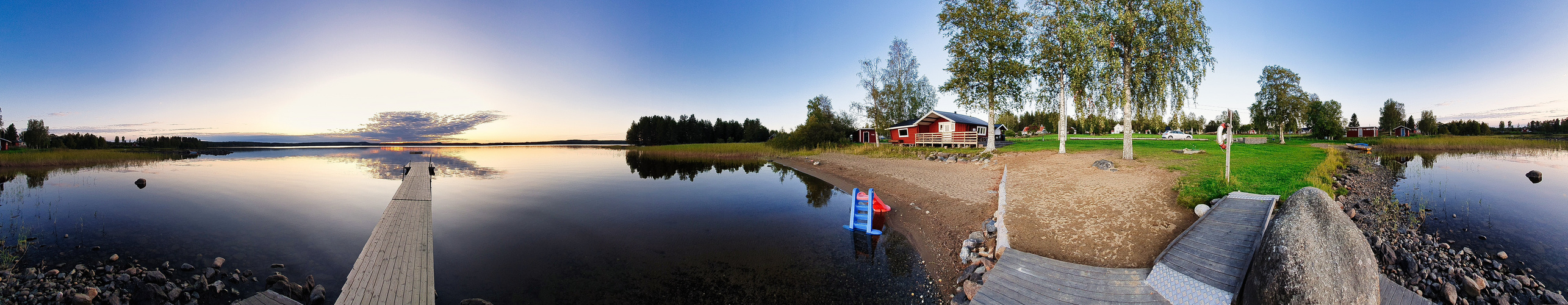 Abendimpression in Schweden