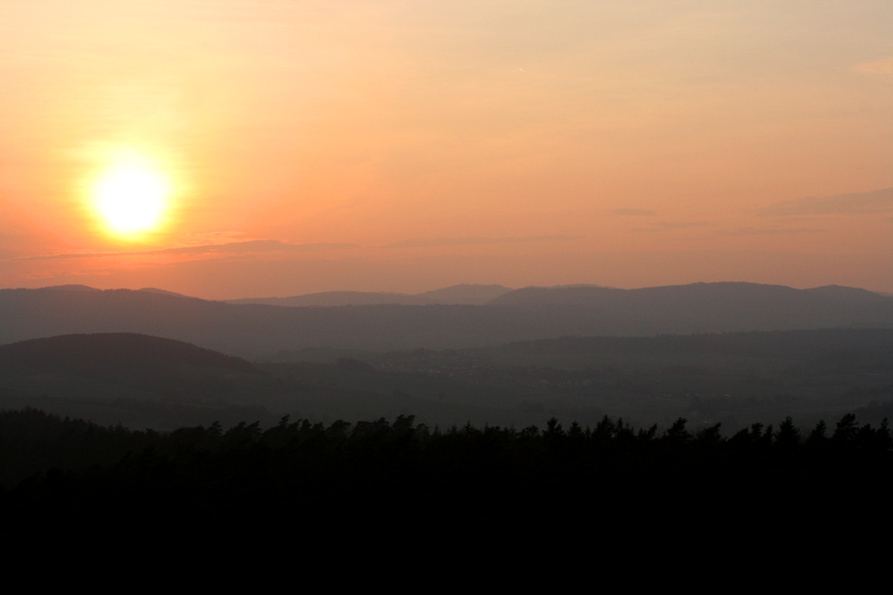 Abendlandschaft von Chrissi Becker 