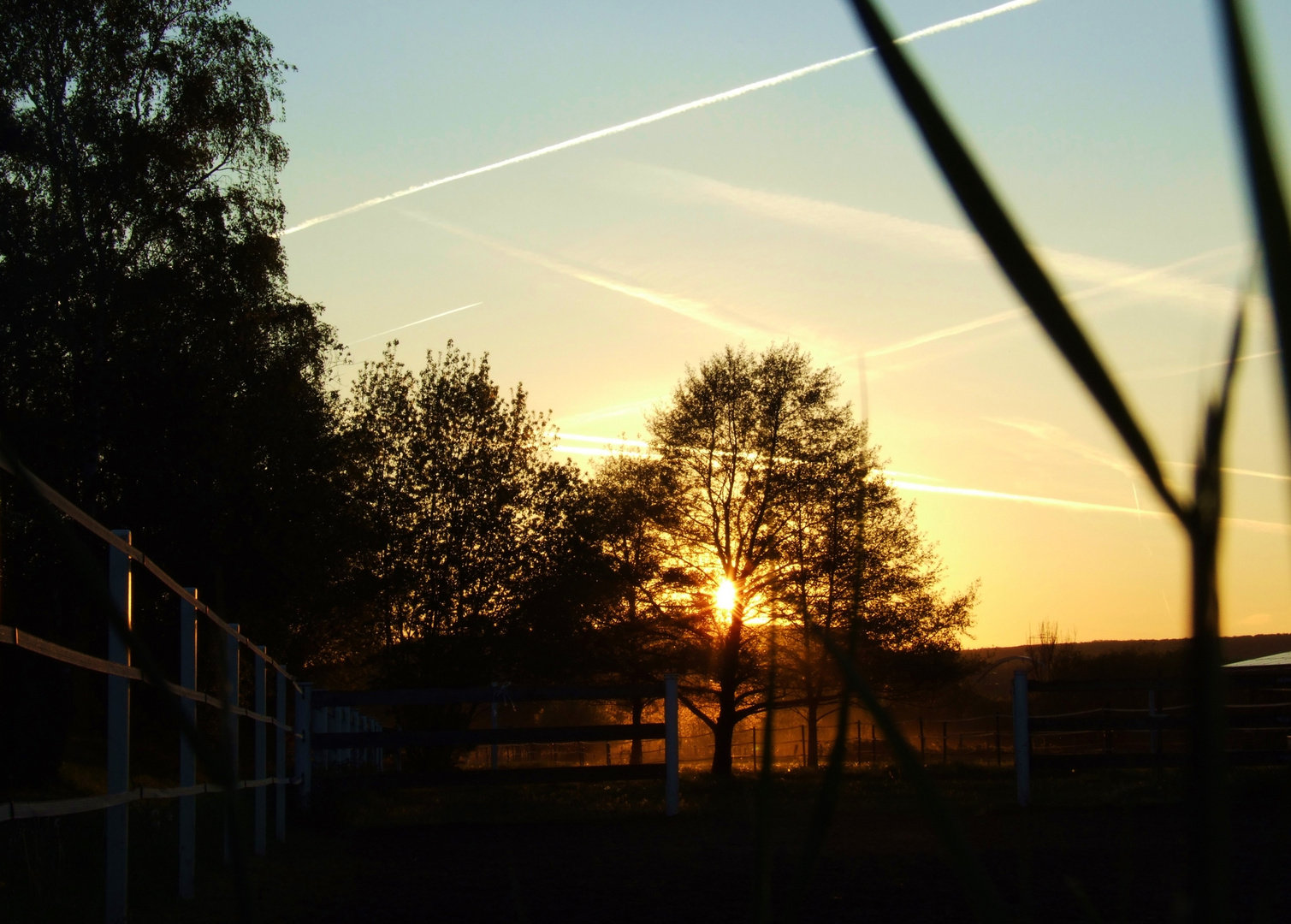 Abendlandschaft, andere Perspektive