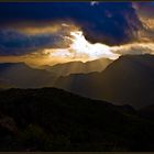 Abendlandschaft in den Bergen von Gran Canaria