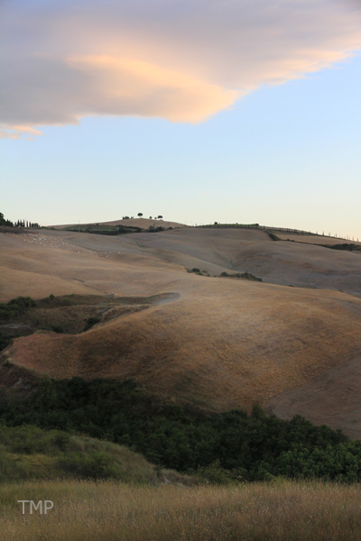 Abendlandschaft in der Toscana