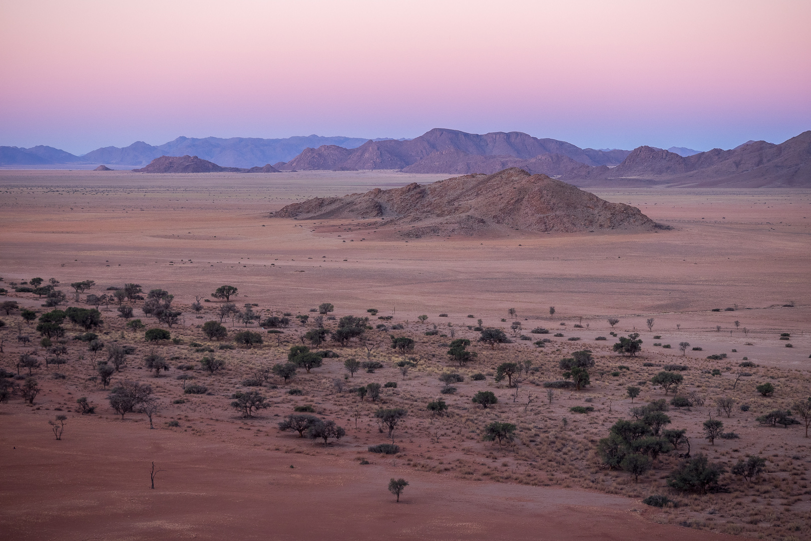 Abendlandschaft Namibia