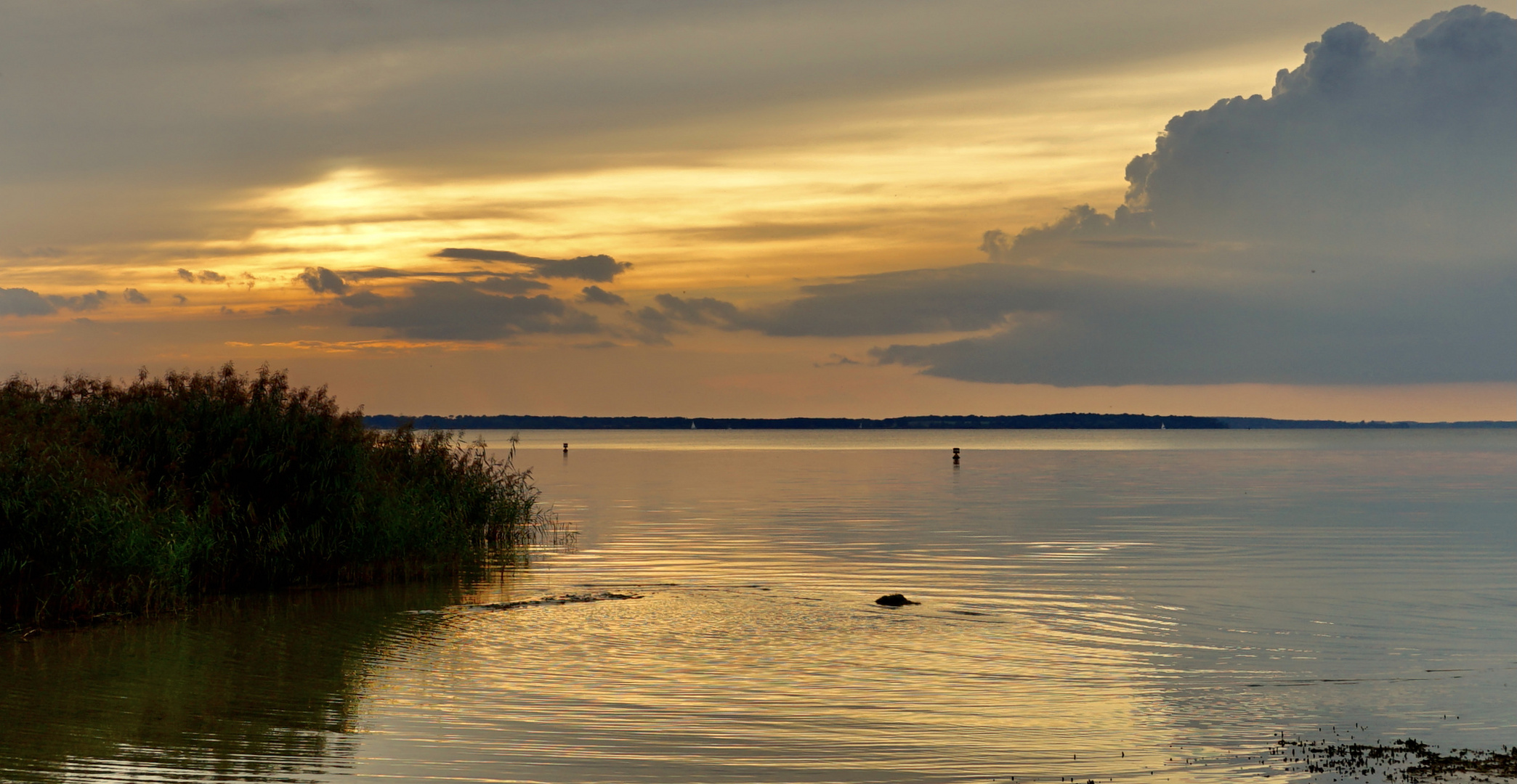 Abendleuchten an der Müritz ...