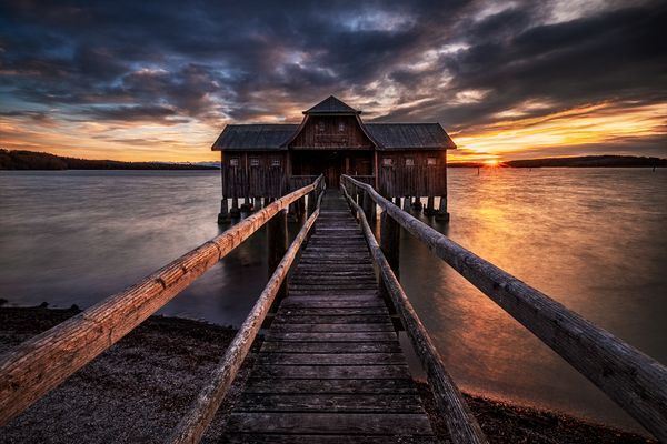 abendleuchten im sturm 