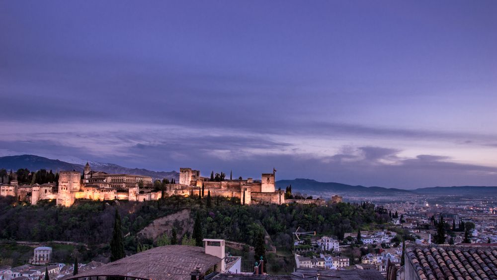 Abendliche Alhambra
