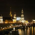 Abendliche Altstadtkulisse von Dresden