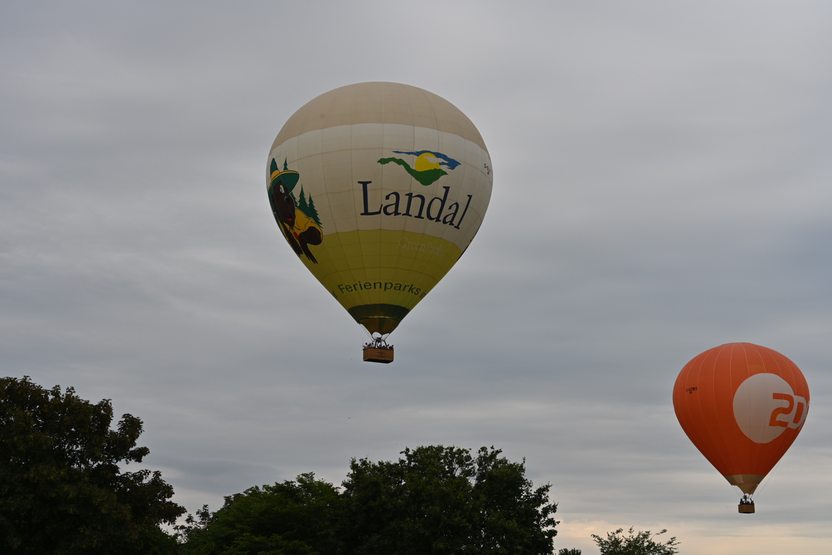 Abendliche Ballonfahrt