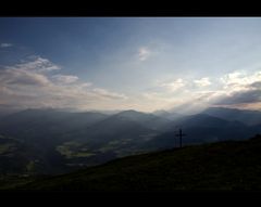 abendliche bergstimmung