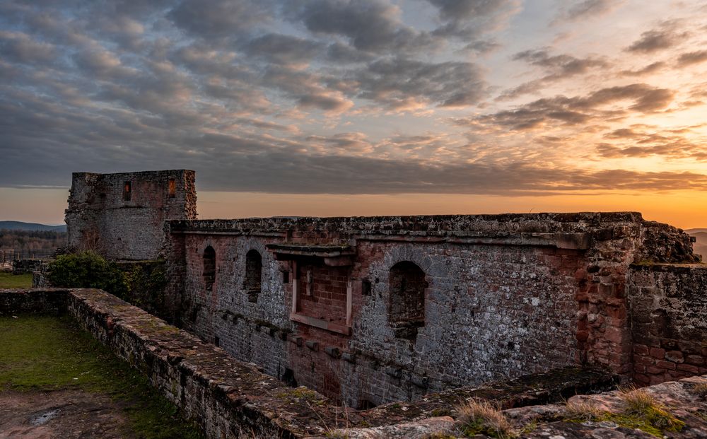 Abendliche Burgromantik